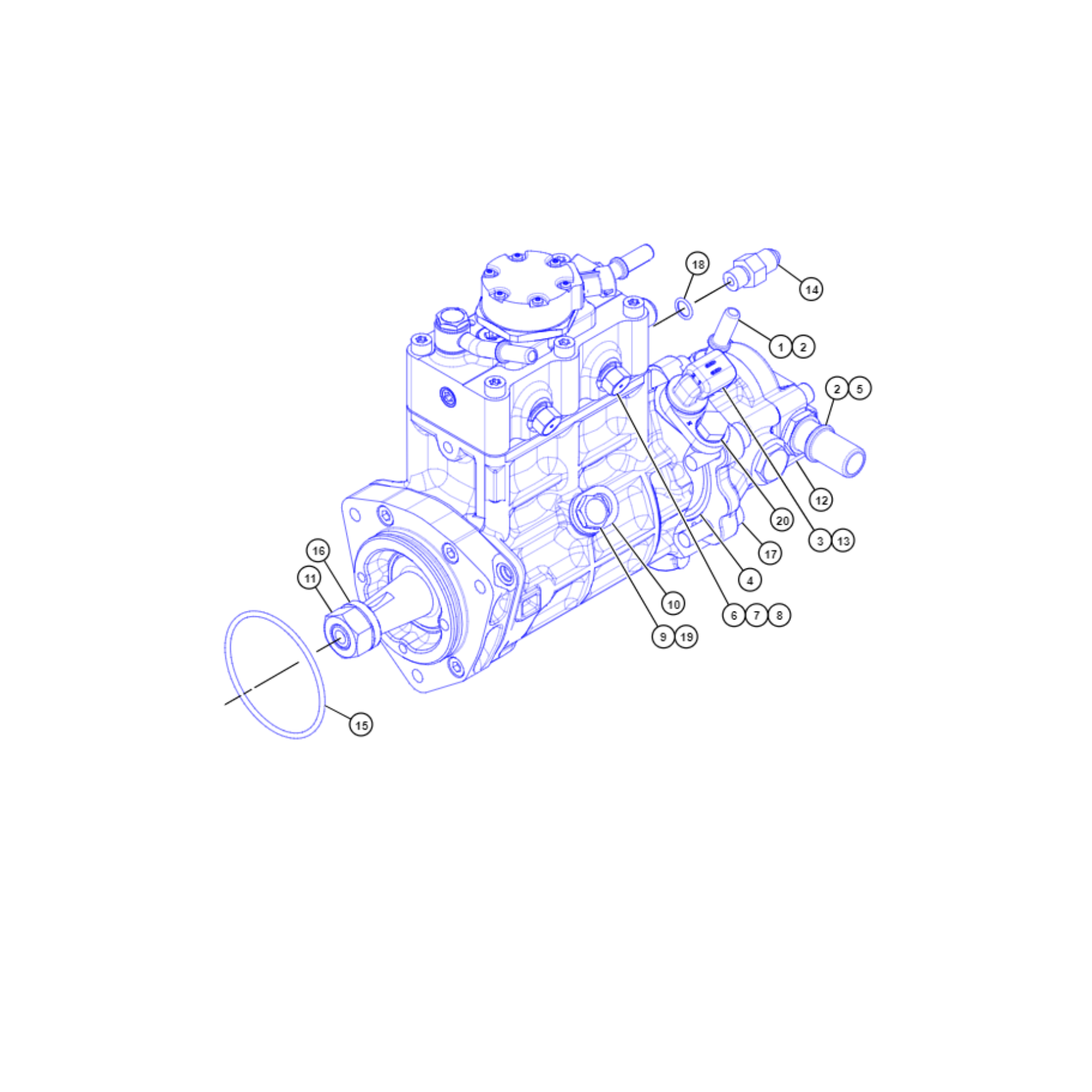 Fuel Injection Pump 324-0532 10R-7659
